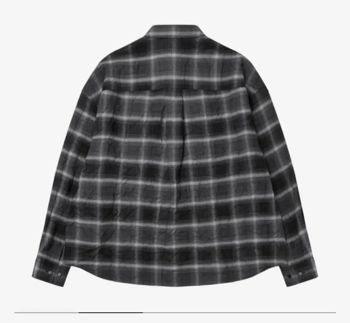 Juun.J ジュンジェイ リンクル CHECK オーバーサイズ シャツ