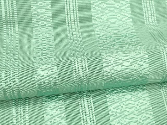 平和屋着物＊夏物 本場筑前博多織 八寸名古屋帯 紗献上 青磁色 正絹  