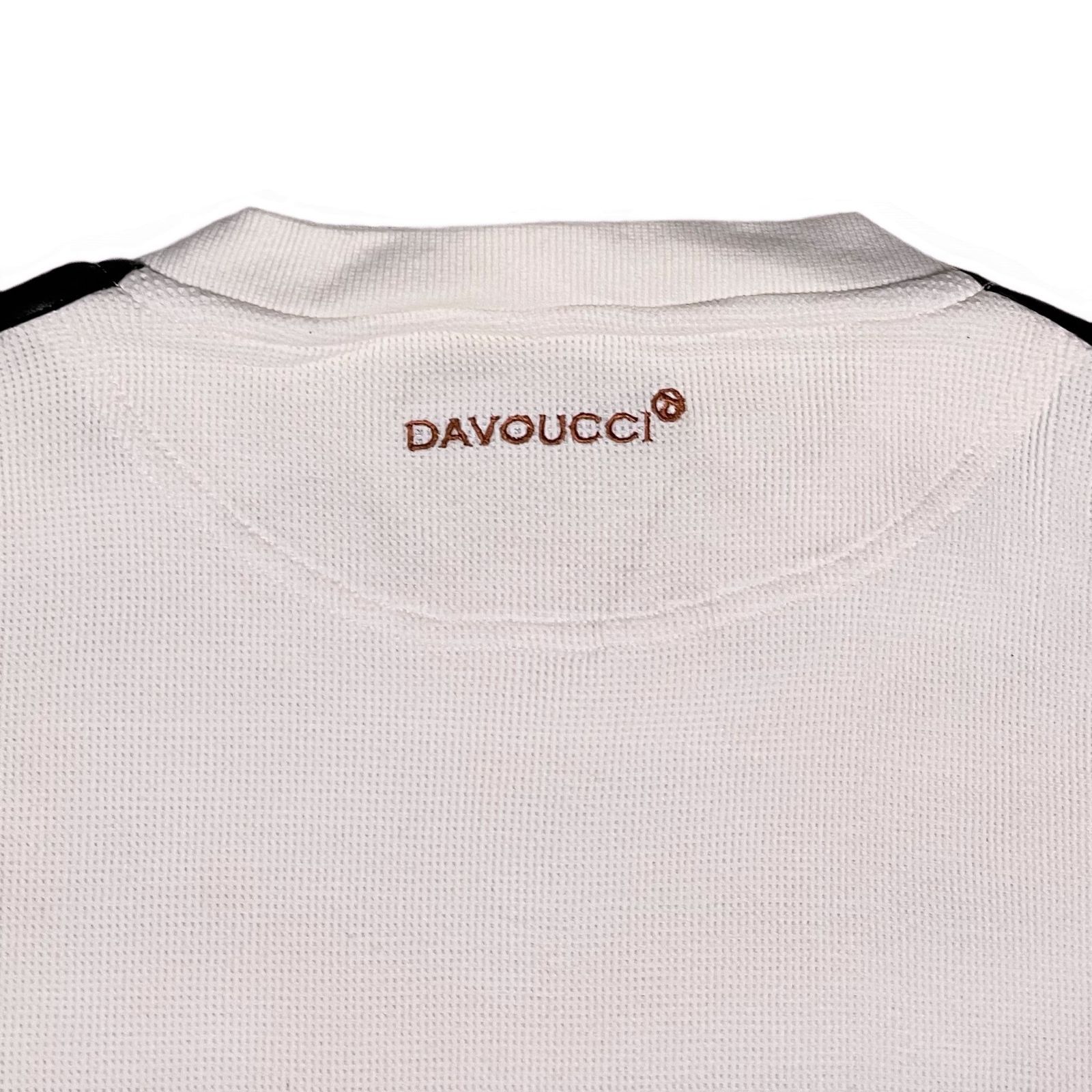Davoucci ダボーチ クルーネック ワッペン サーマル地 長袖 Tシャツ 