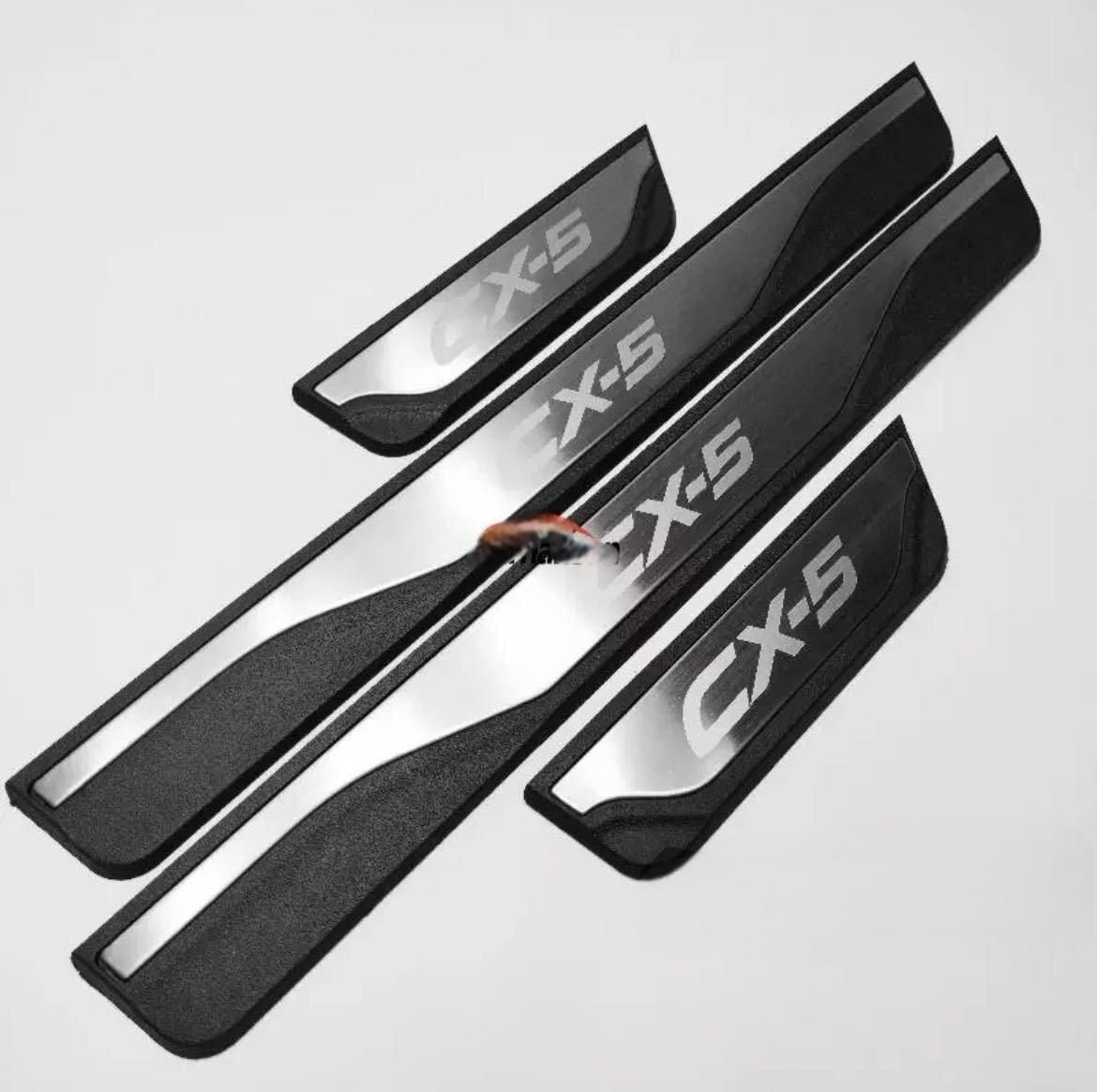 新品 マツダ CX-5 cx 5 CX5 ke kf 2014-2019 2020 ステンレス スカッフ プレート ドア敷居ガード ペダル プロテクター人気急上昇523GP