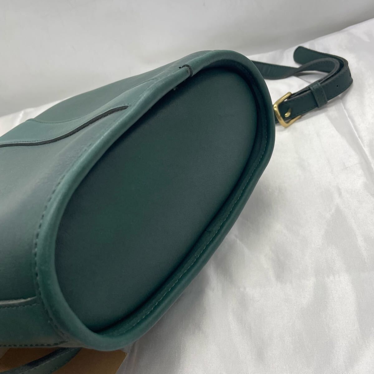USA製】COACH オールドコーチ レザー巾着ショルダーバッグ J4B