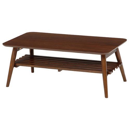 折れ脚テーブル ブラウン 萩原 Hagihara MT-6921BR