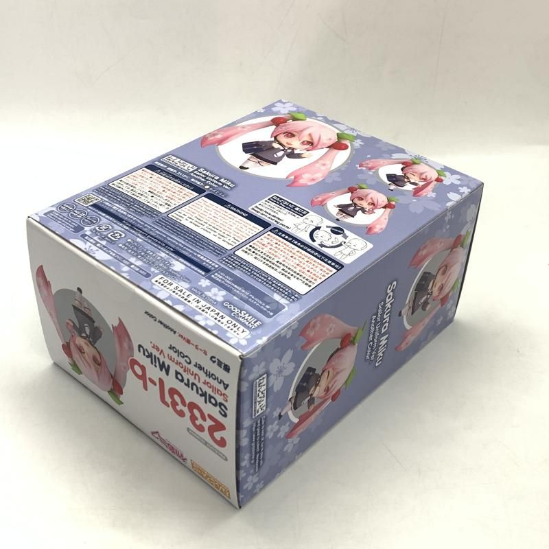 【中古】未開封）ラスト賞 ねんどろいど 桜ミク セーラー服Ver. Another Color フィギュア ｢グッスマくじ 桜ミク&quot;2024&quot;｣[10][240010467817] 中古】未開封）ラスト賞 ねんどろいど 桜ミク セーラー服Ver