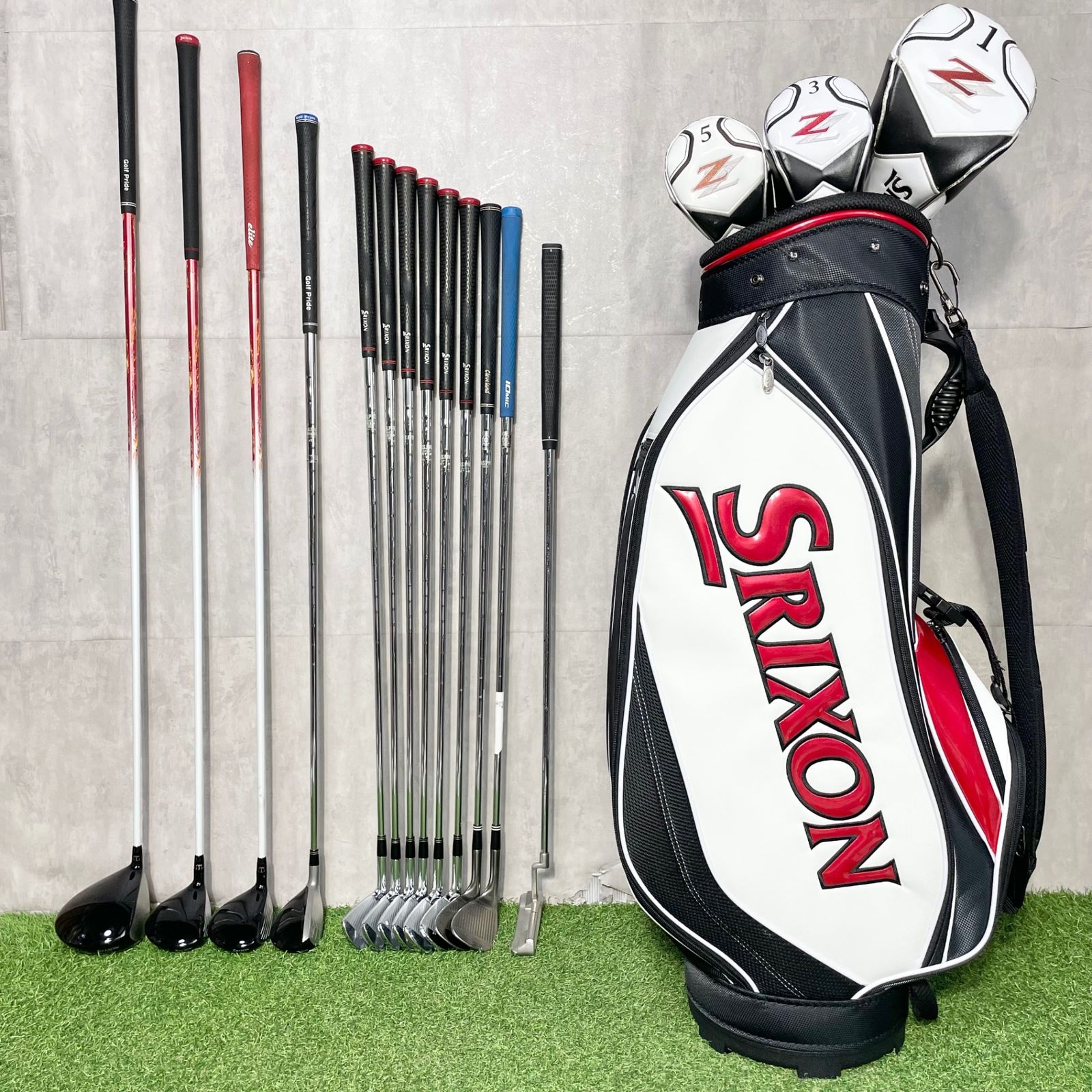 バッグ新品】SRIXON Z725 ゴルフクラブ完璧フルセットセット メンズ S  