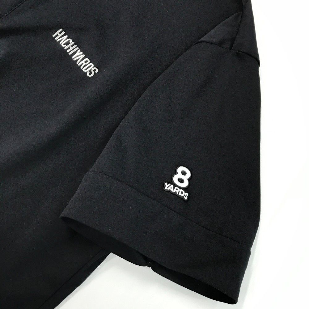 サイズ：XL 8YARDS ハチヤーズ 半袖 ポロシャツ ブラック系