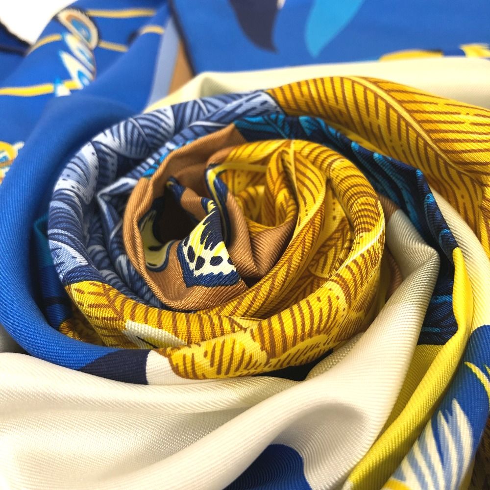 HERMES シルクスカーフ カラフル エルメス HERMES スカーフカラフル
