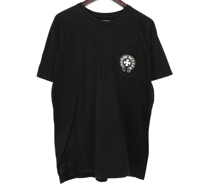 【CHROME HEARTS】バックロゴ ポケットTシャツ CH T-SHRT/1 M クロムハーツ CH T-SHRT/1 バックプリントTシャツ メンズ L