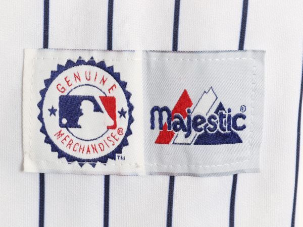 USA製 ヤンキース ベースボール シャツ キッズ XL メンズ S 程 MLB オフィシャル マジェスティック 大リーグ ユニフォーム ジャージ 重ね着 お得なクーポン配布中!】 USA製 ヤンキース ベースボール シャツ