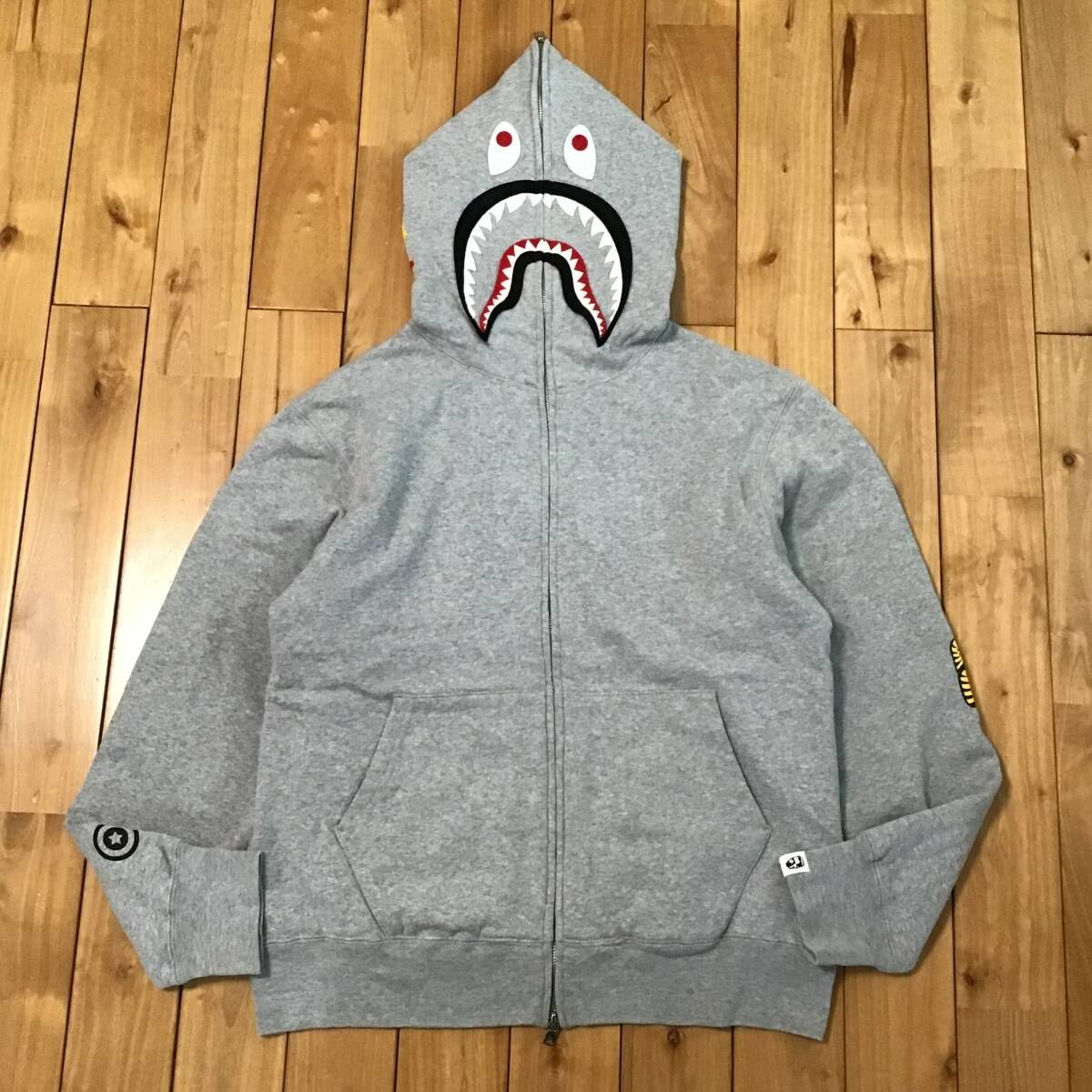 2005年 2nd シャーク パーカー Sサイズ shark full zip hoodie a