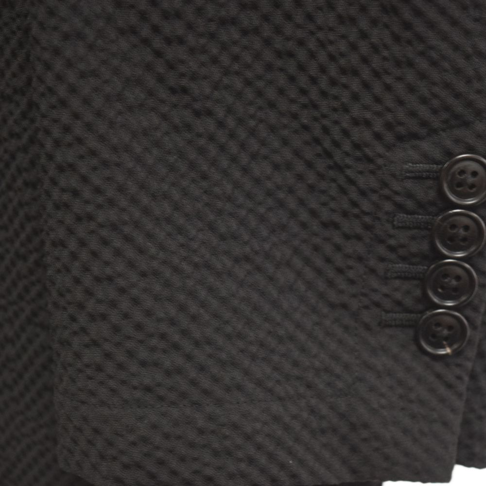 HERMES (エルメス) シアサッカー ウール シワ加工 サマー