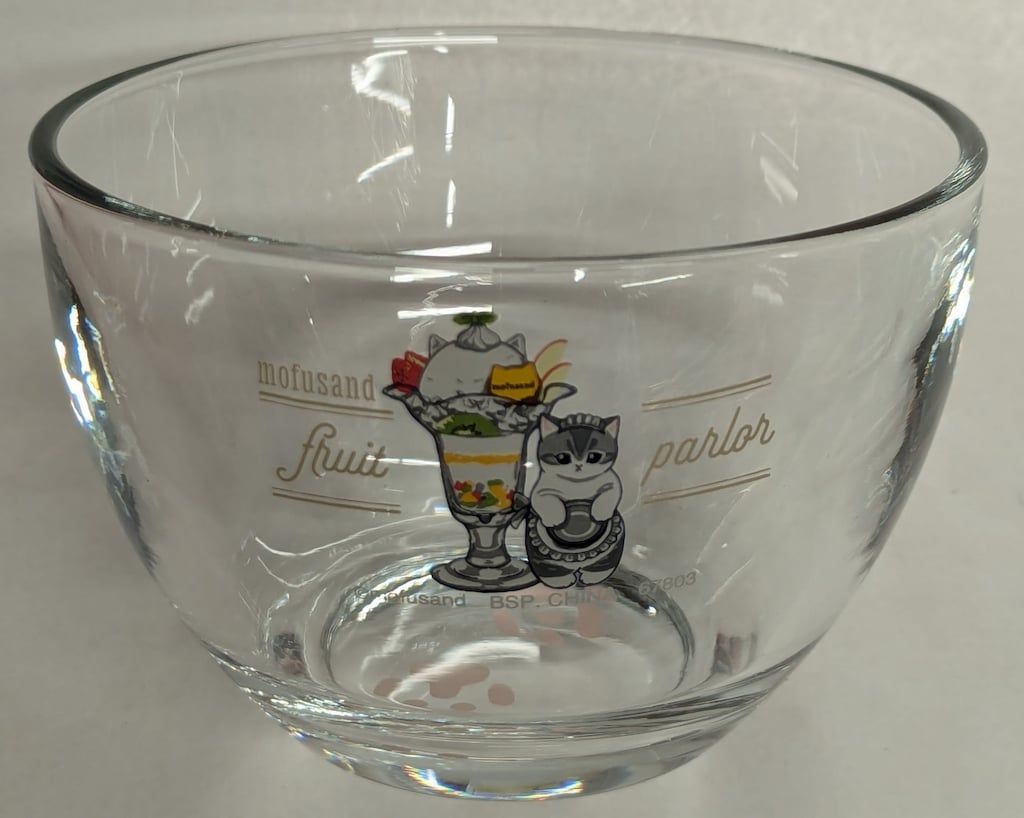 BANDAI SPIRITS 一番くじ mofusand Fruit Parlor D賞 ガラス