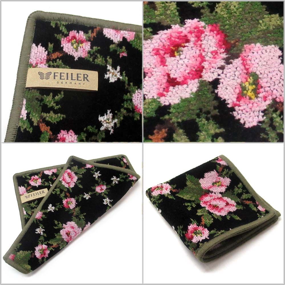 新品 未使用】FEILER フェイラー ハンカチ タオル タオルハンカチ 25cm