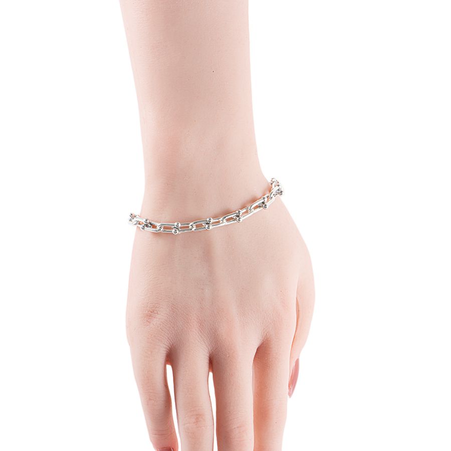 ⭐未使用⭐ティファニー ハードウェア スモールリンク ブレスレット シルバー TIFFANY&Co./ティファニー】 ハードウェア スモールリンク