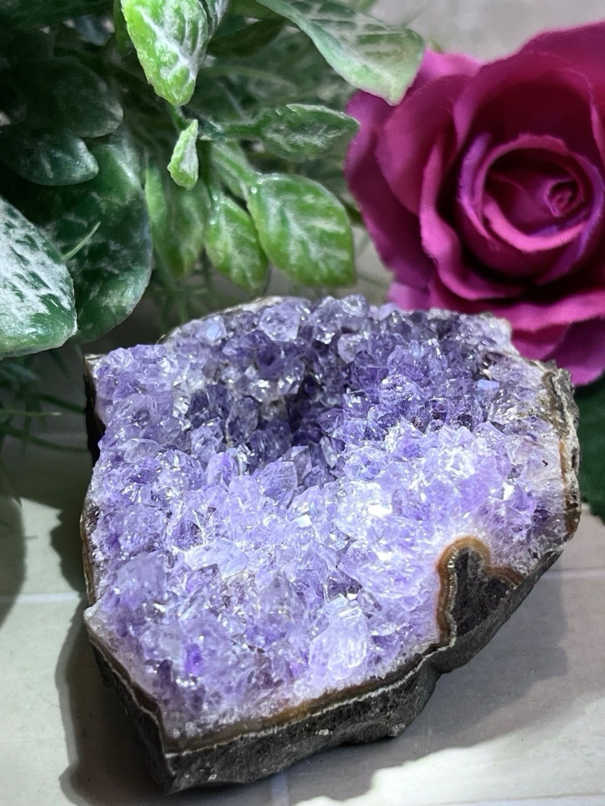 P4☆限定ご提供☆濃厚♡愛の守護石【アメジスト紫水晶ラフカット
