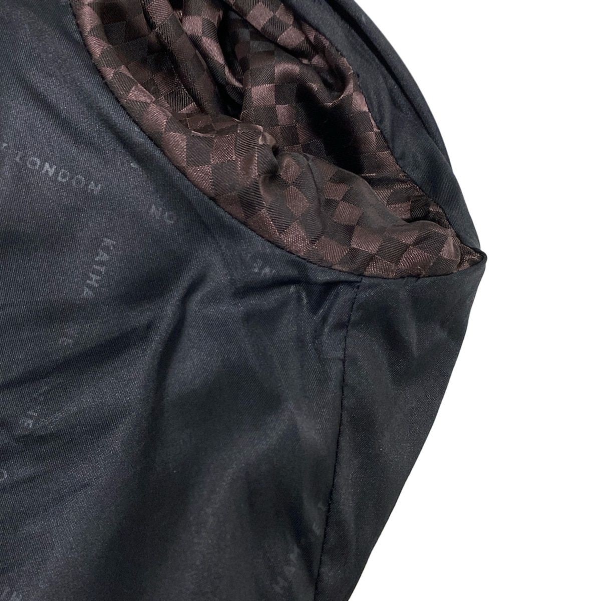 KATHARINEHAMNETT キャサリンハムネット ライダースジャケット サイズL レディース - 黒 長袖 レザー ジップアップ 冬 GULLKHAN_COM