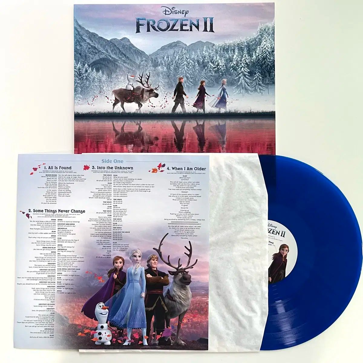 Disney ディズニー フローズン 2 版 盤 期間 青 COLOR LP