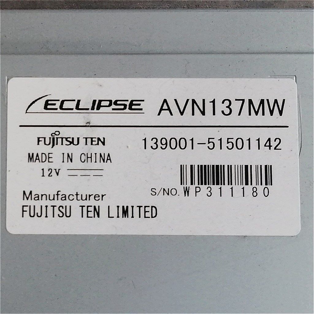 イクリプス AVN137MW