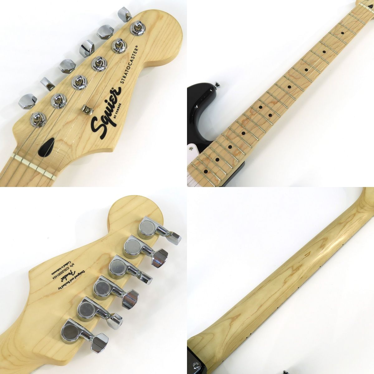 スクワイア　Stratocaster サンバースト Squier by Fender SONIC STRATOCASTER Maple Fingerboard White