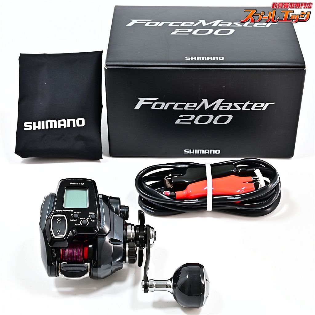シマノ 21フォースマスター 200 使用距離22.2km 使用32時間 SHIMANO FORCE MASTER m42249