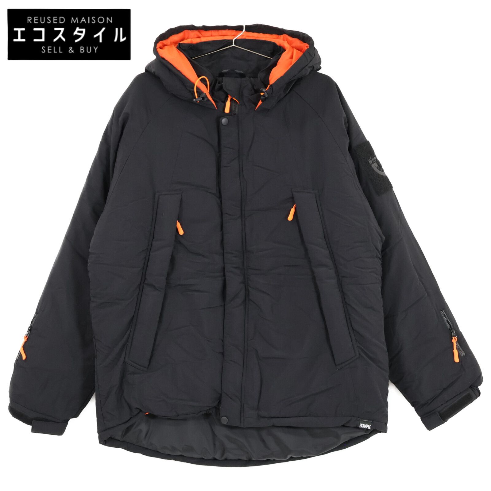 WILDTHINGS ワイルドシングス ｘEXAMPLE【美品/23AW】ex23aw-tp-0017 PARK JACKET プリマロフト 中綿入り L