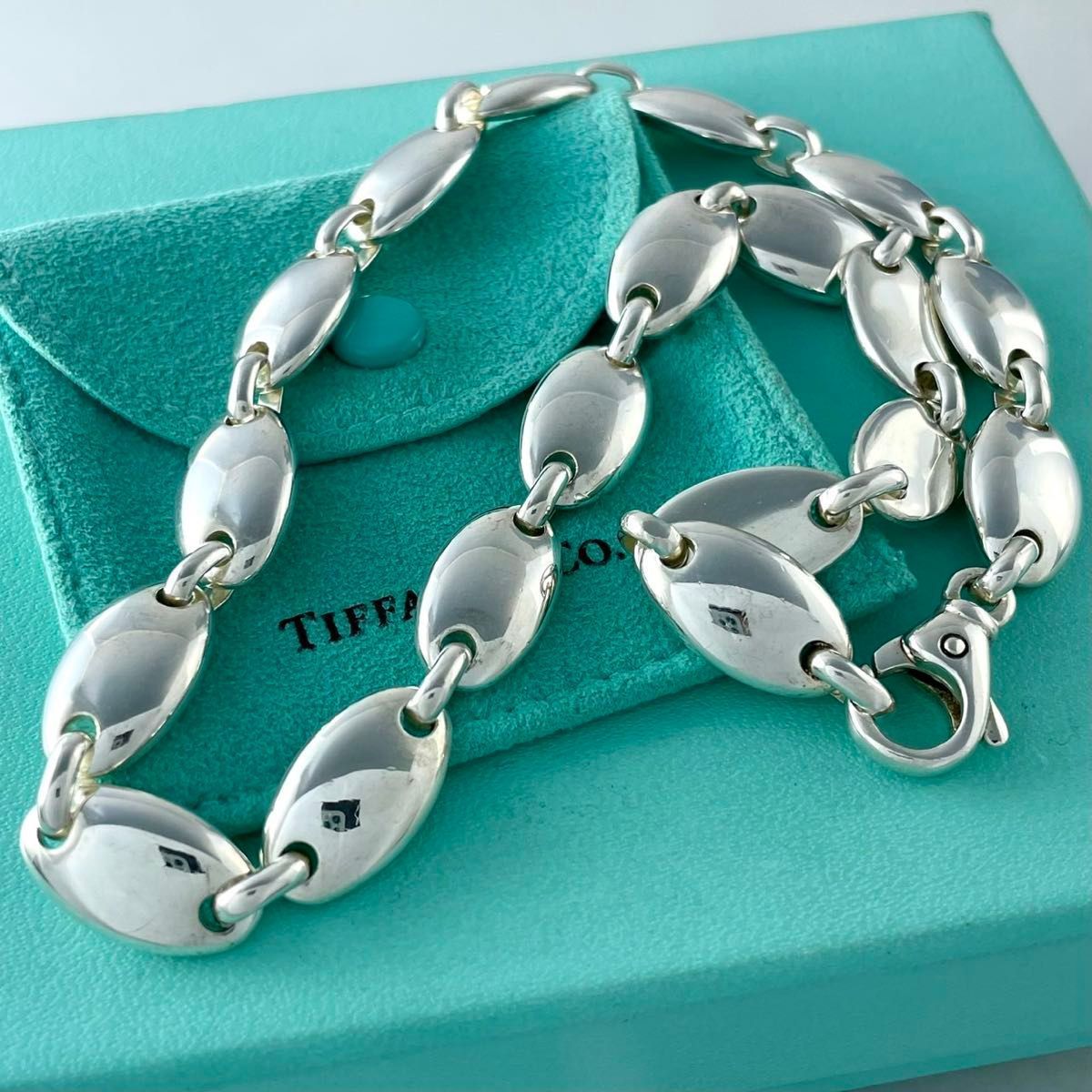 ティファニー　ペブルリンクネックレス ティファニー ペブルリンクネックレス Tiffany & Co. ペブルリンク