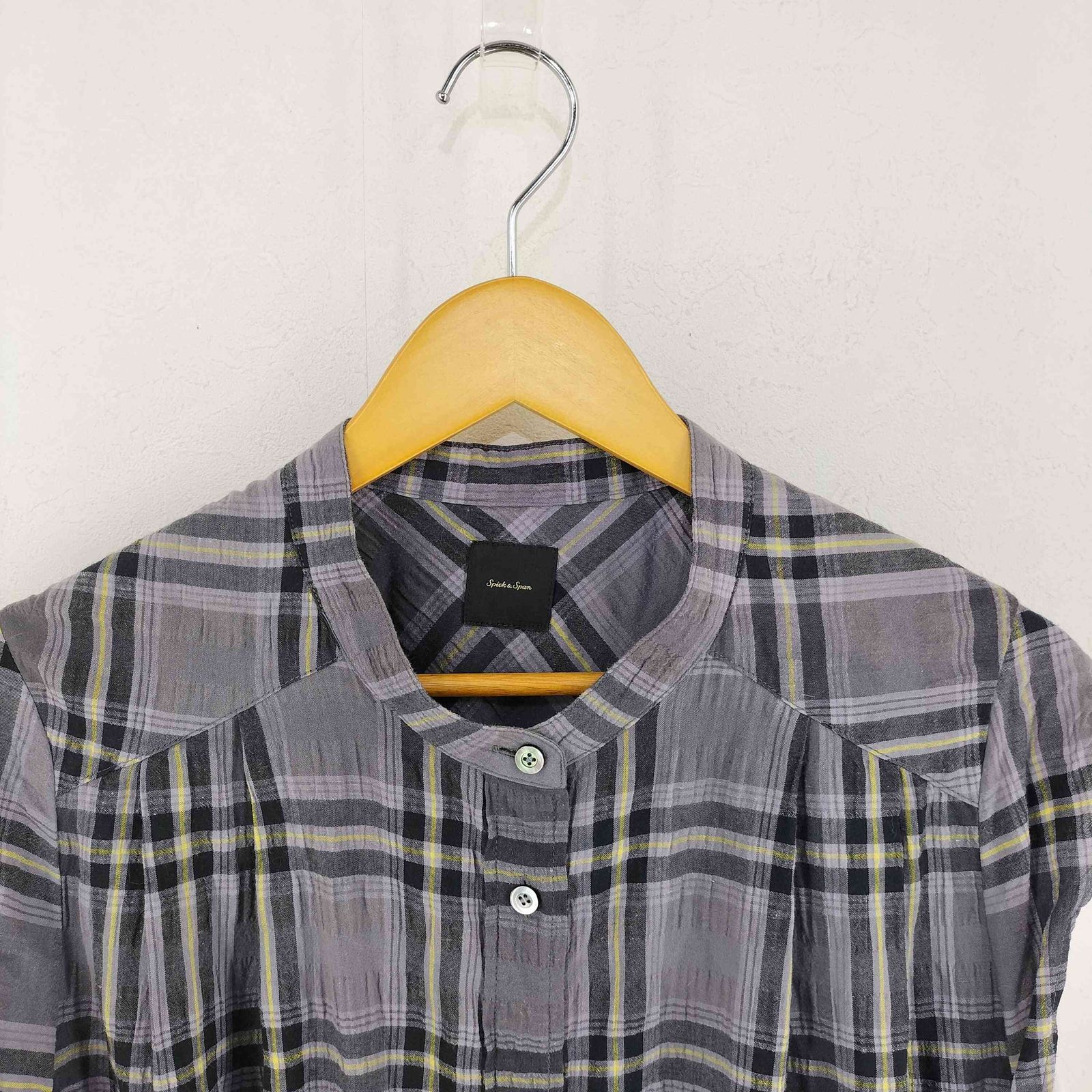 スピックアンドスパン Spick and Span 24SS 先染めサッカー