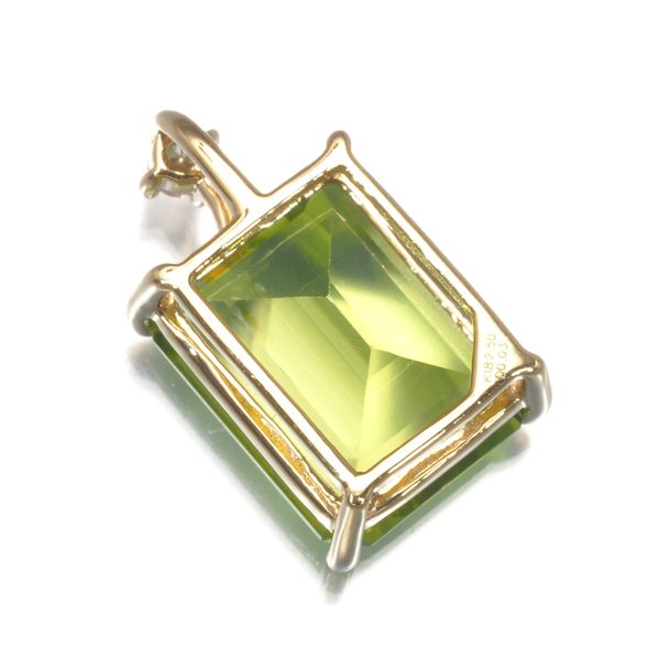 ペリドット 2.50ct ダイヤ ダイヤモンド 0.03ct ペンダントトップ  