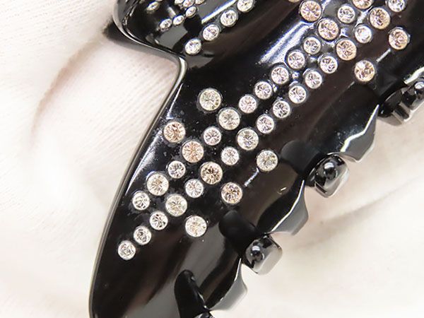 シャネル CHANEL バレッタ ヘアクリップ ココマーク ラインストーン CHANEL （新品・未使用品）シャネル ココマーク リボン りぼん
