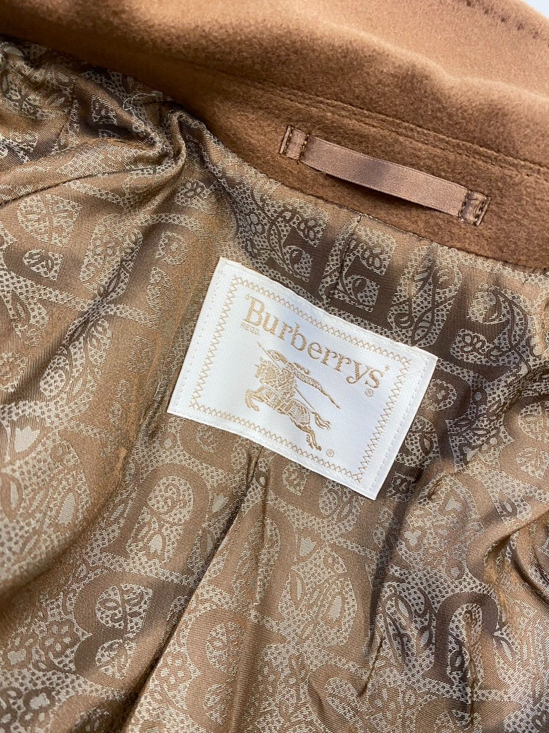 【上質】 Burberry’s バーバリーズ カシミヤコート ブラウン ♪ 美品 BURBERRYS バーバリーズ バーバリー カシミヤ混 コート