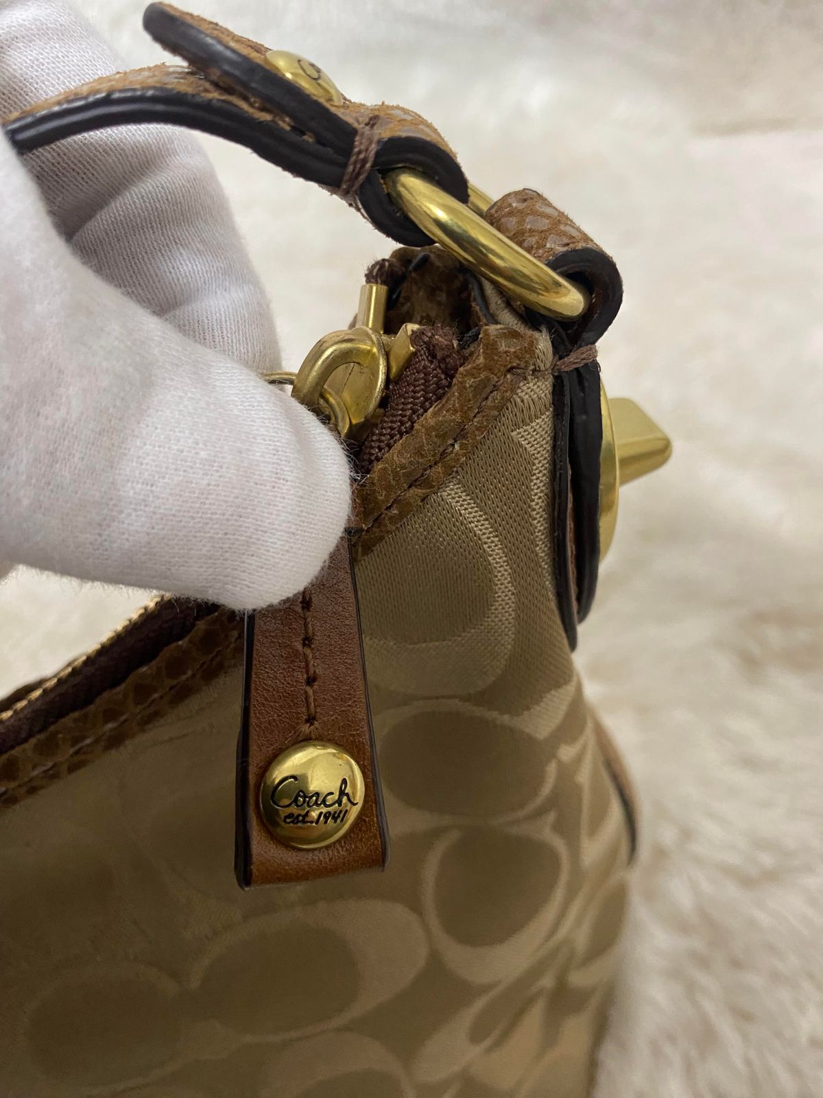 コーチ COACH ショルダーバッグ ハンドバッグ 43462 シグネチャー 