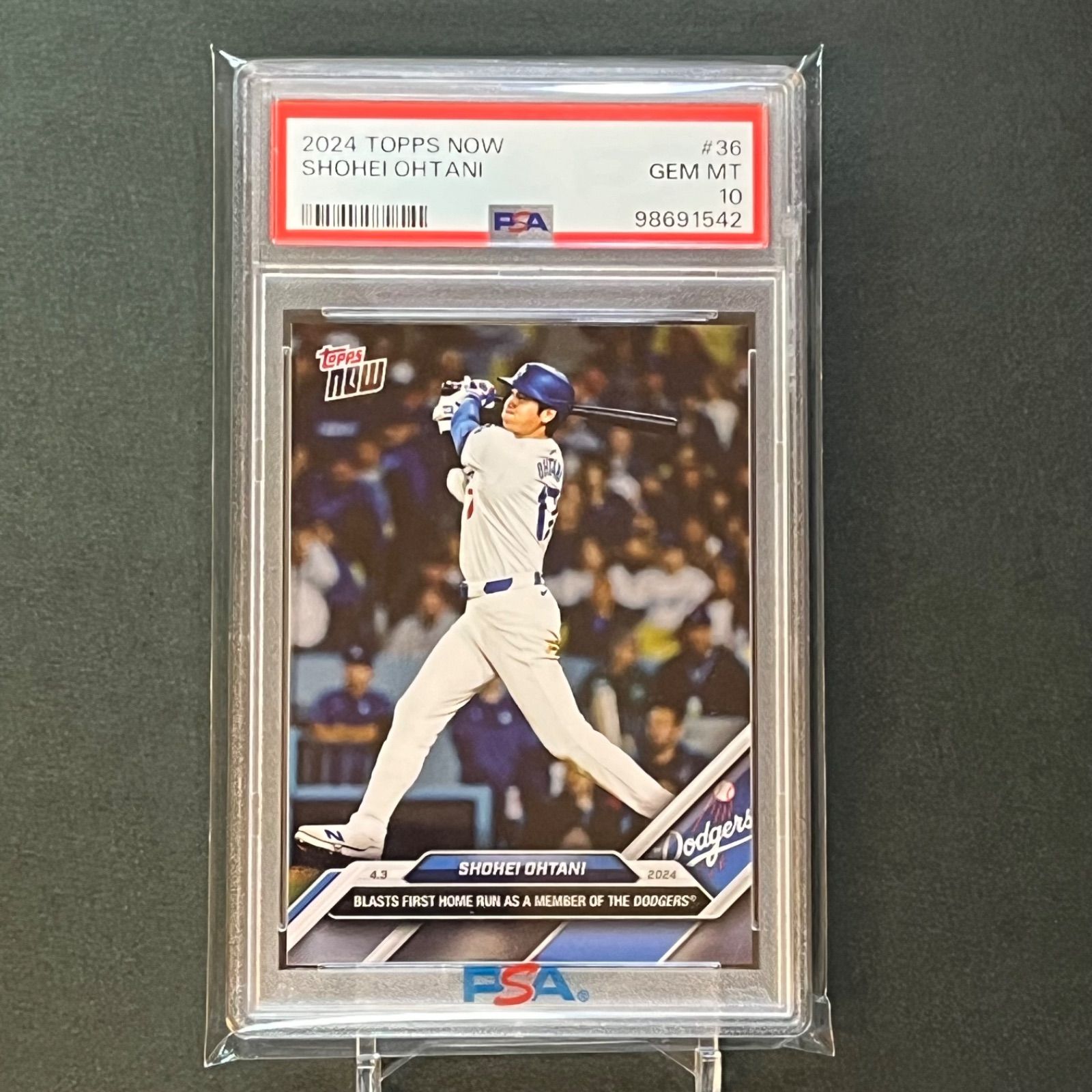 PSA10】 Topps Now 少なから 大谷翔平 Shohei Ohtani 437