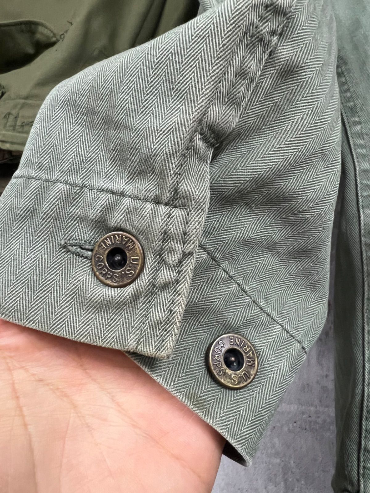 40sUSMC P-41 HBT JACKETジャケットカバーオールp47p44 40s USMC P-47