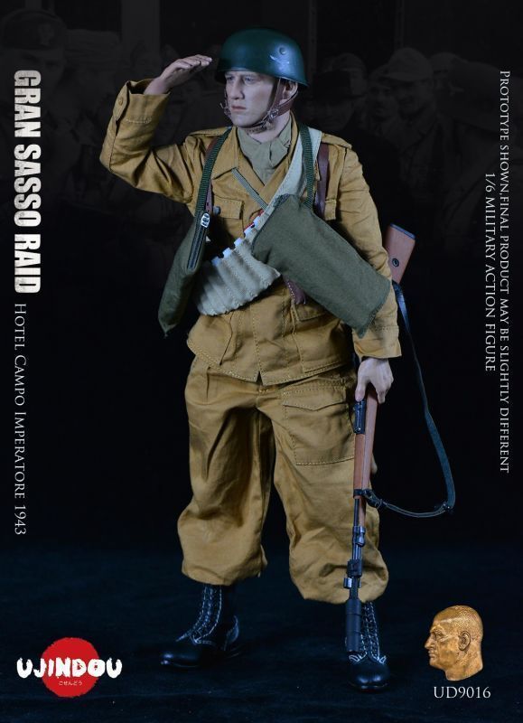 UJINDOU 1/6 WWII ドイツ軍 ムッソリーニ救出作戦 グラン・サッソ襲撃 1943 UD9016