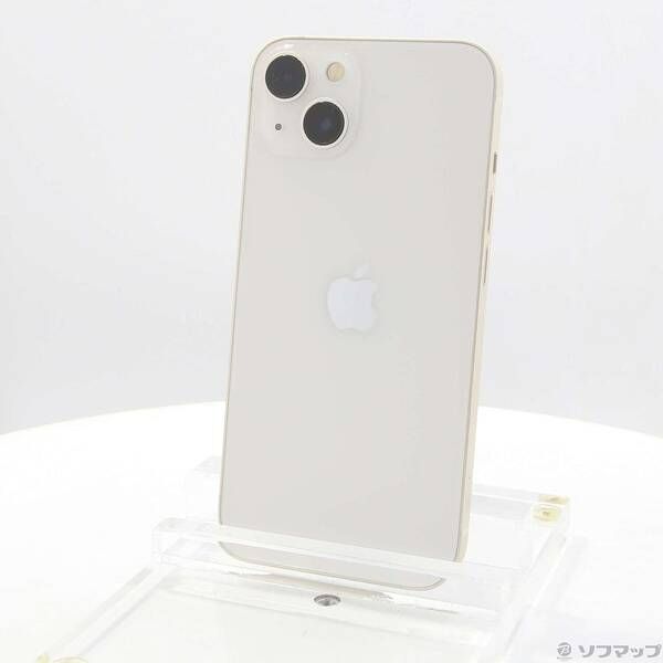 〔中古品〕セール対象品 iPhone13 128GB スターライト MLND3J／A SIMフリー【258】