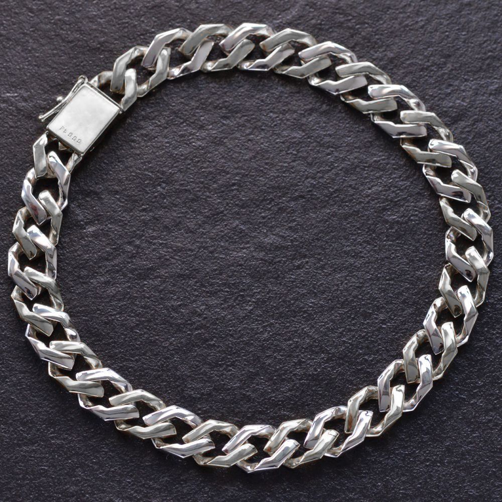 喜平ブレスレット プラチナ プラチナブレスレット Pt900 メンズ 喜平