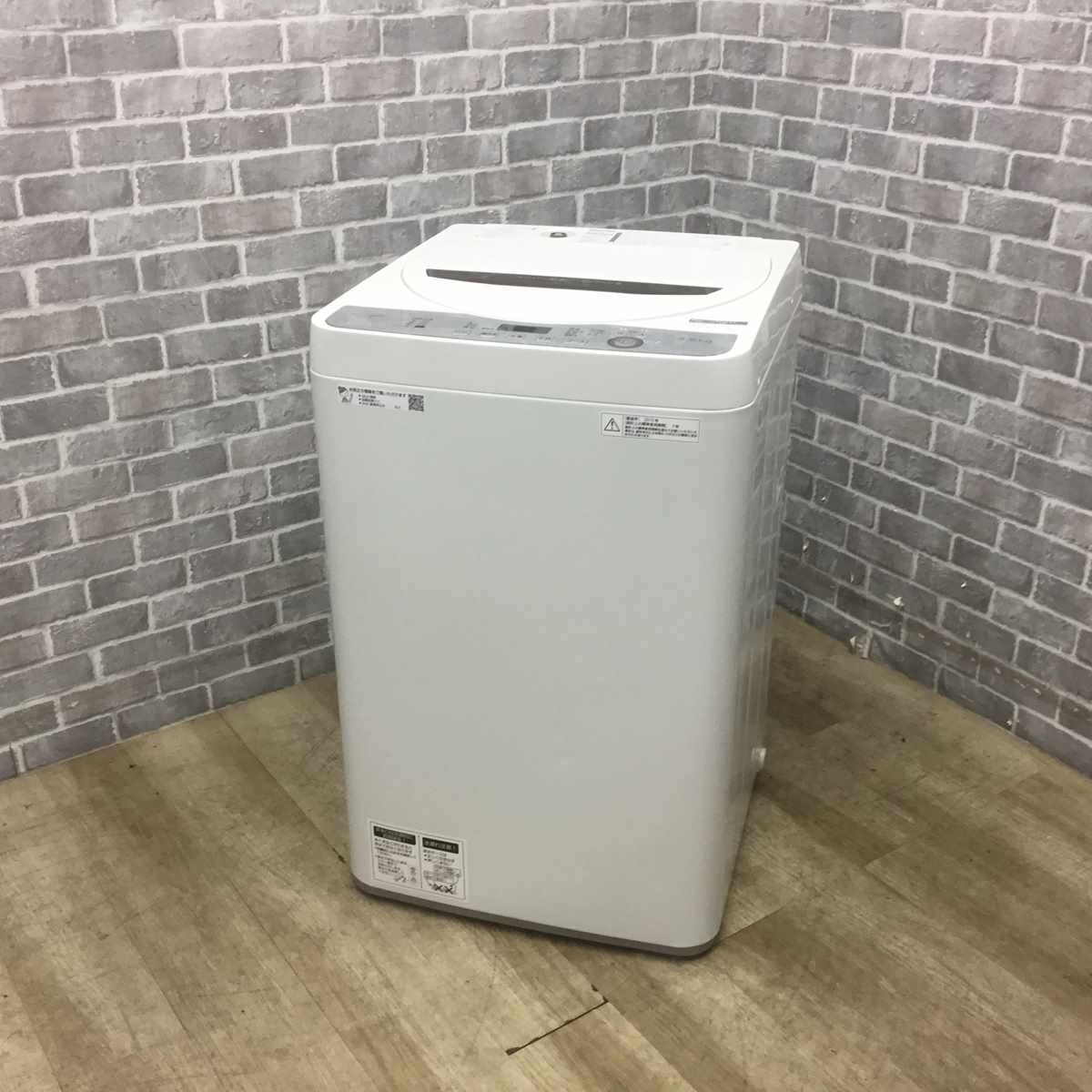 シャープ 洗濯機 4.5kg 縦型 ES-GE4C-T 2019年製