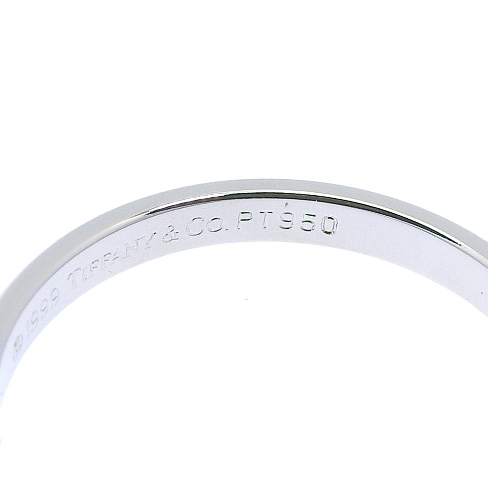 ティファニー Pt950 カーブドバンドリング プラチナ マリッジ 婚約 結婚 TIFFANY&Co. ティファニー カーブドバンド リング 指輪 9.5号
