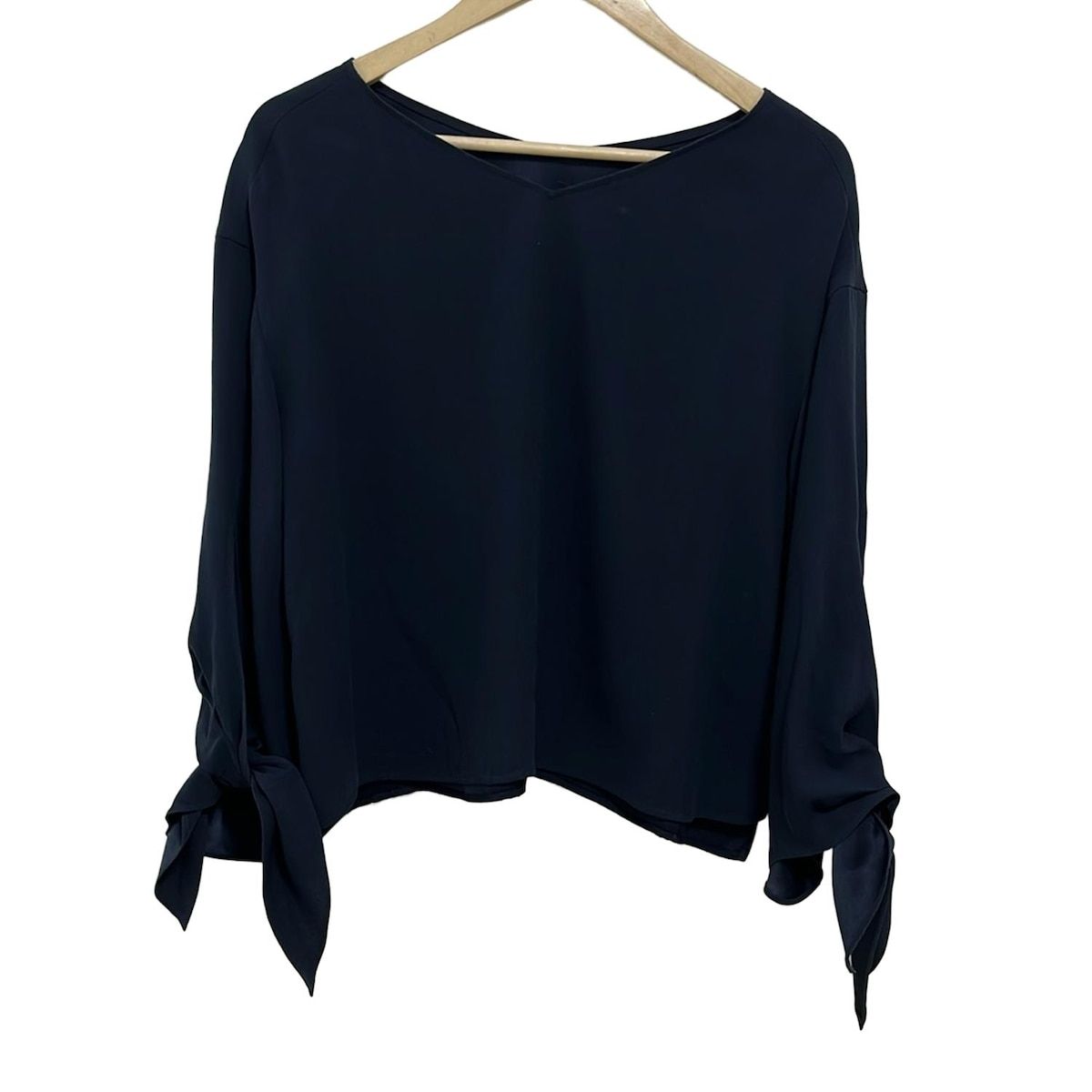 ADORE アドーア 長袖カットソー サイズ38 M レディース - 531-6210123 ダークネイビー Vネック