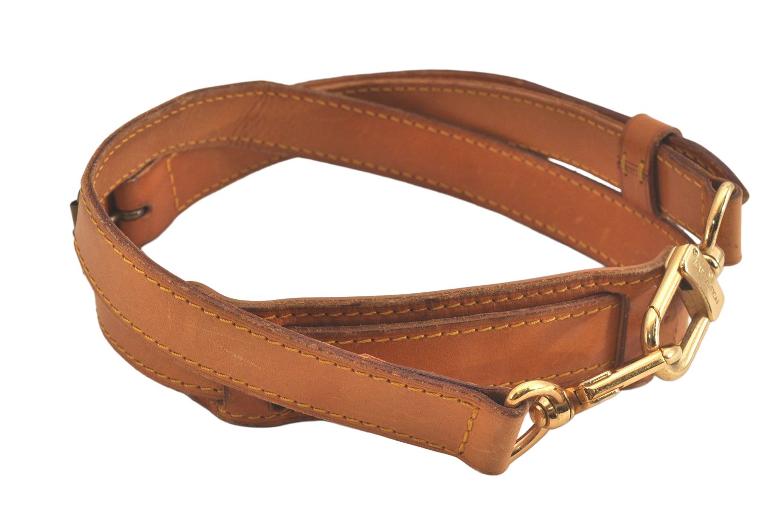 Louis Vuitton レザー ストラップ ベージュ　値下げ可 Louis Vuitton レザー ストラップ ベージュ 値下げ可