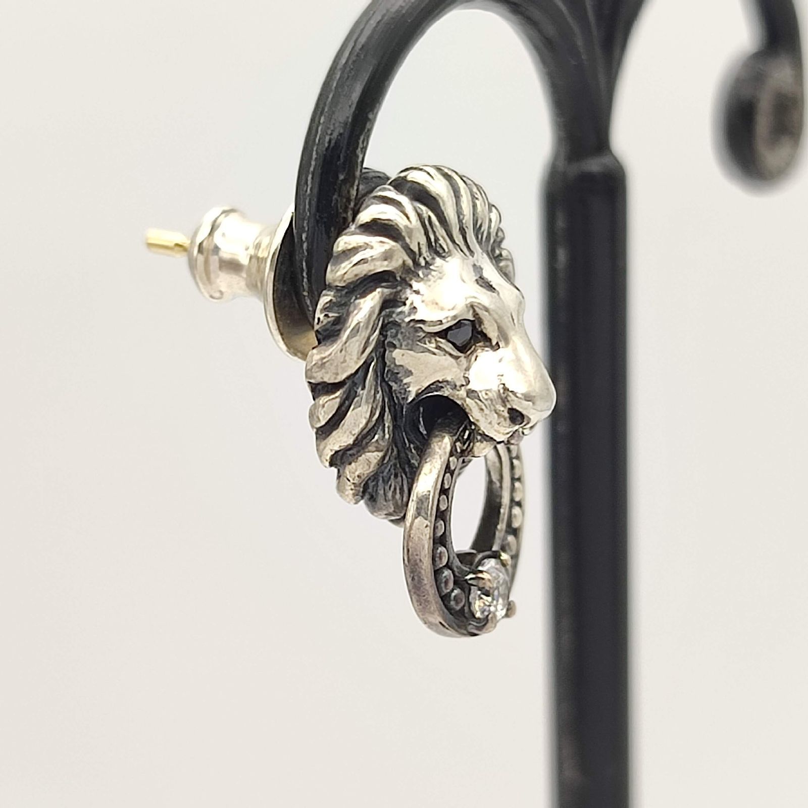 美品】Justin Davis ジャスティンデイビス LION KEEPER ピアス