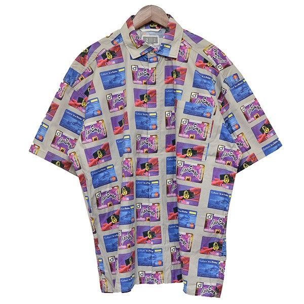 C.E　シーイー　2019SS　CARD SHORT SLEEVE SHIRT　総柄半袖シャツ　8054000148677