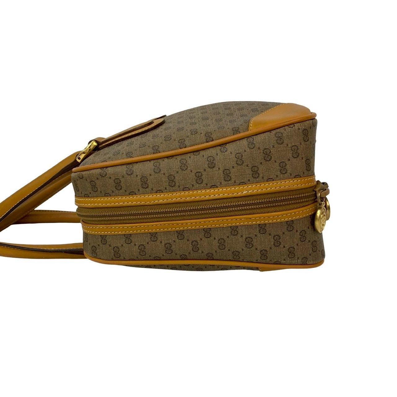 極 美品 GUCCI グッチ オールドグッチ ヴィンテージ マイクロGG ロゴ