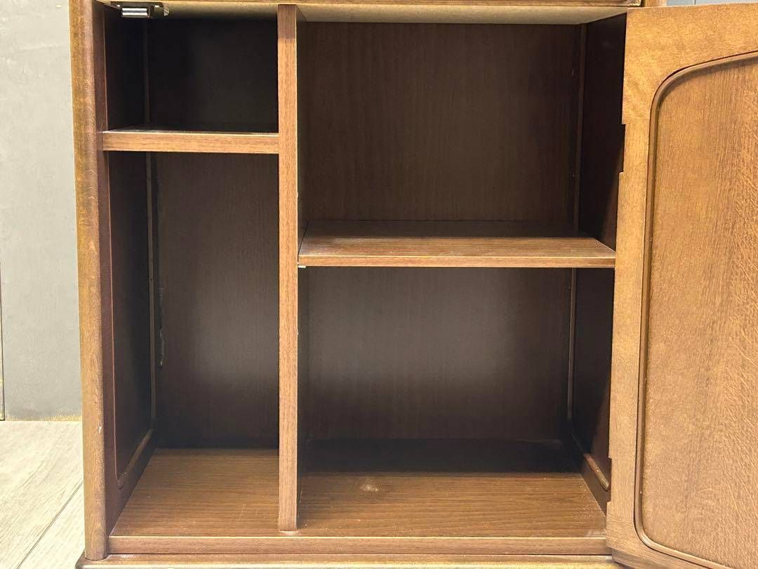 カリモク karimoku コンセント付き 電話台 キッチンボード レトロ nz