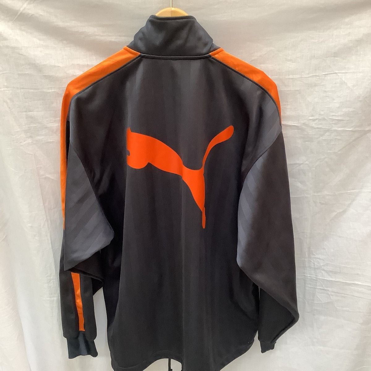 プーマ ジャージ グレー オレンジ 上下 PUMA - USED【PUMAプーマ