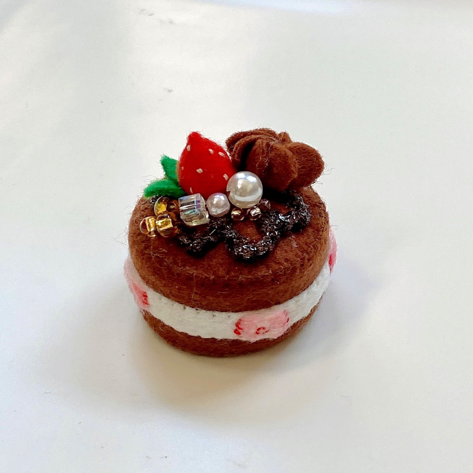 45個セット　フェルトケーキキーホルダー 45個セット フェルトケーキキーホルダー 45個セット フェルトケーキ