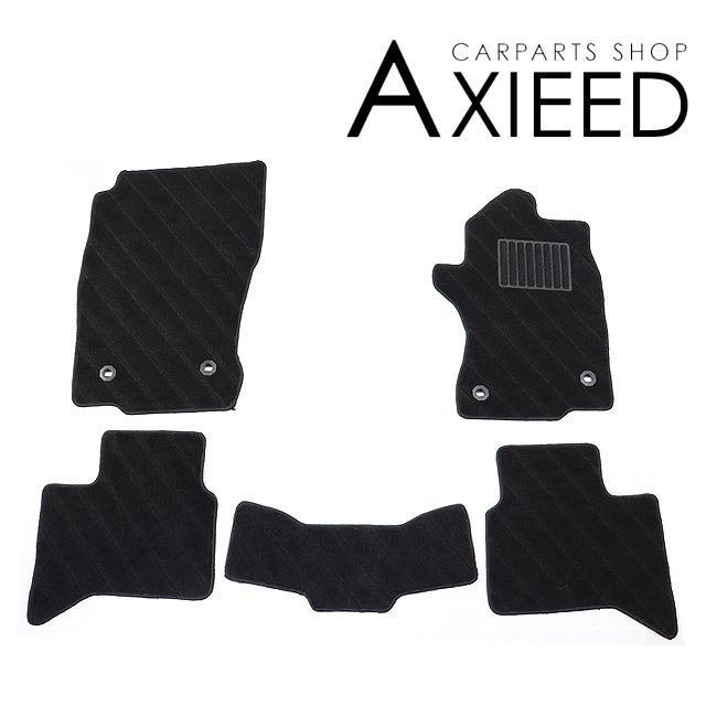 トヨタ ランドクルーザー250 GX フロアマット 足元マット ブラック 1台分 5Pセット 水洗いOK ズレ防止 汚れ防止 車用 マット アウトドア 車中泊 カスタム 内装パーツ