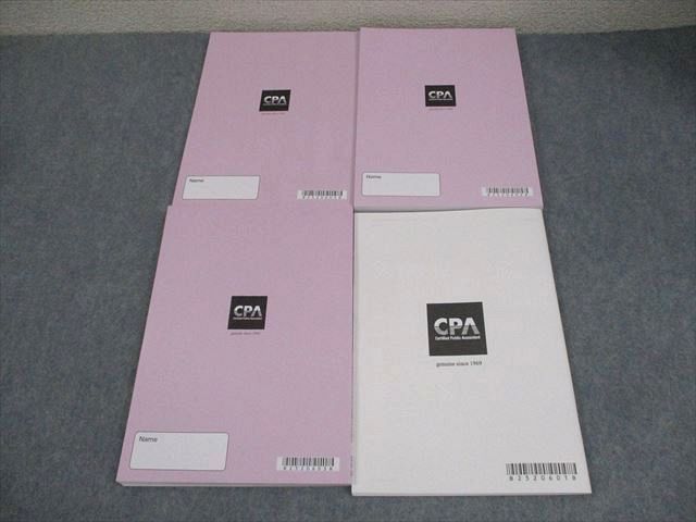 CPA会計学院 公認会計士公認 財務会計論 理論 論文対策講義 渡辺レジュメ1〜3 2025年合格目標 未使用品 計4冊 038M4D CPA会計学院 公認会計士講座 財務会計論 理論 テキスト1〜3 2025