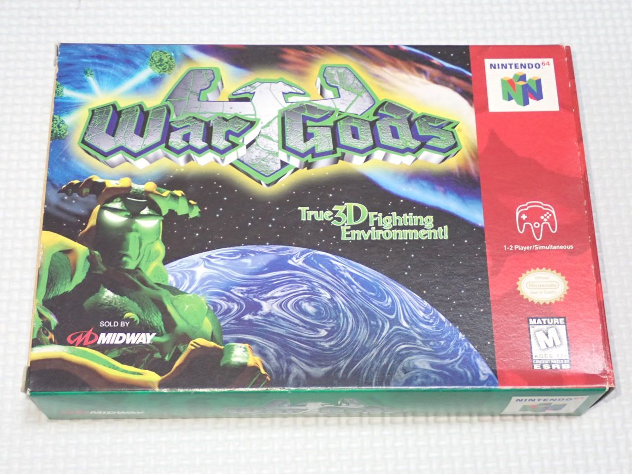 NINTENDO 64 - N64★WAR GODS 海外版 北米版 端子清掃済 ポスター付 N64☆WAR GODS 海外版 北米版 端子清掃済 ポスター付☆箱付