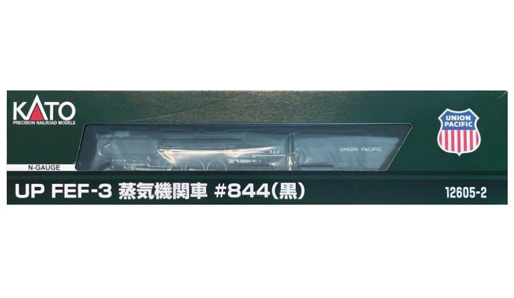 新品】KATO UP FEF-3 蒸気機関車 #844 12605-2（UP FEF－3