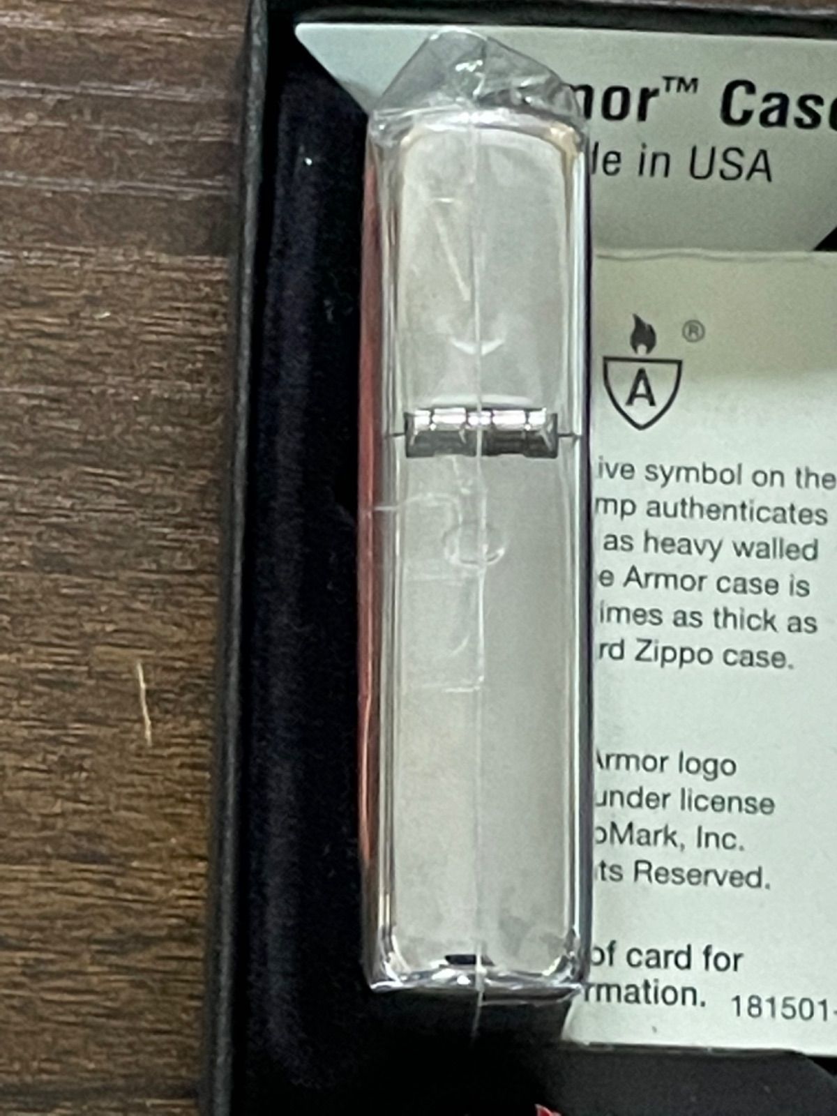 zippo アーマー 差し金 特殊刻印 Heavy Wall Armor Case 2014年製